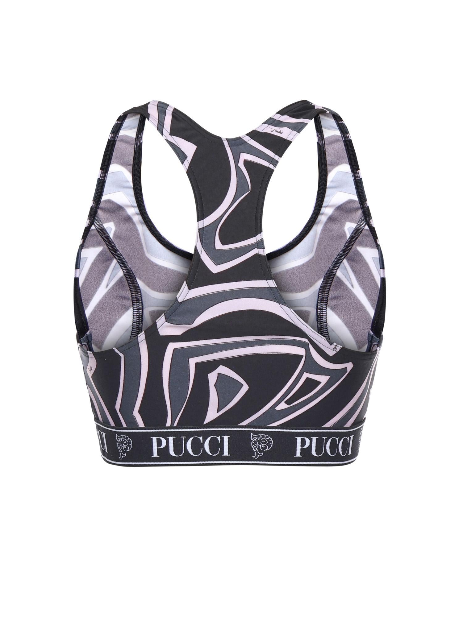 Top in Lycra con stampa Labirinto 5UTP55 5U855052 PUCCI 