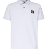 Polo in piqué stretch con patch logo K1S1522002SC S0017V0088 STONE ISLAND 