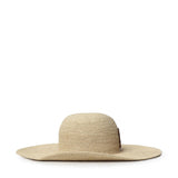 Cappello da sole in rafia e pelle di vitello K820SUHX04 2123 LOEWE 