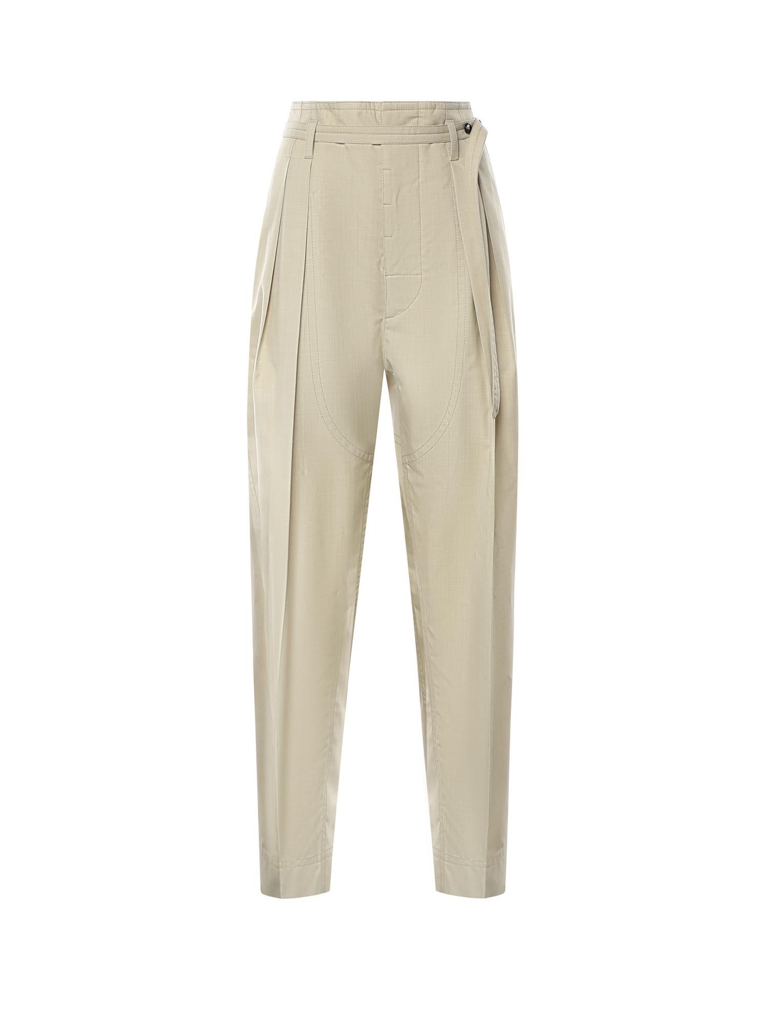 Pantaloni in cotone e lana leggera 866704 V6DG02159 BOTTEGA VENETA 