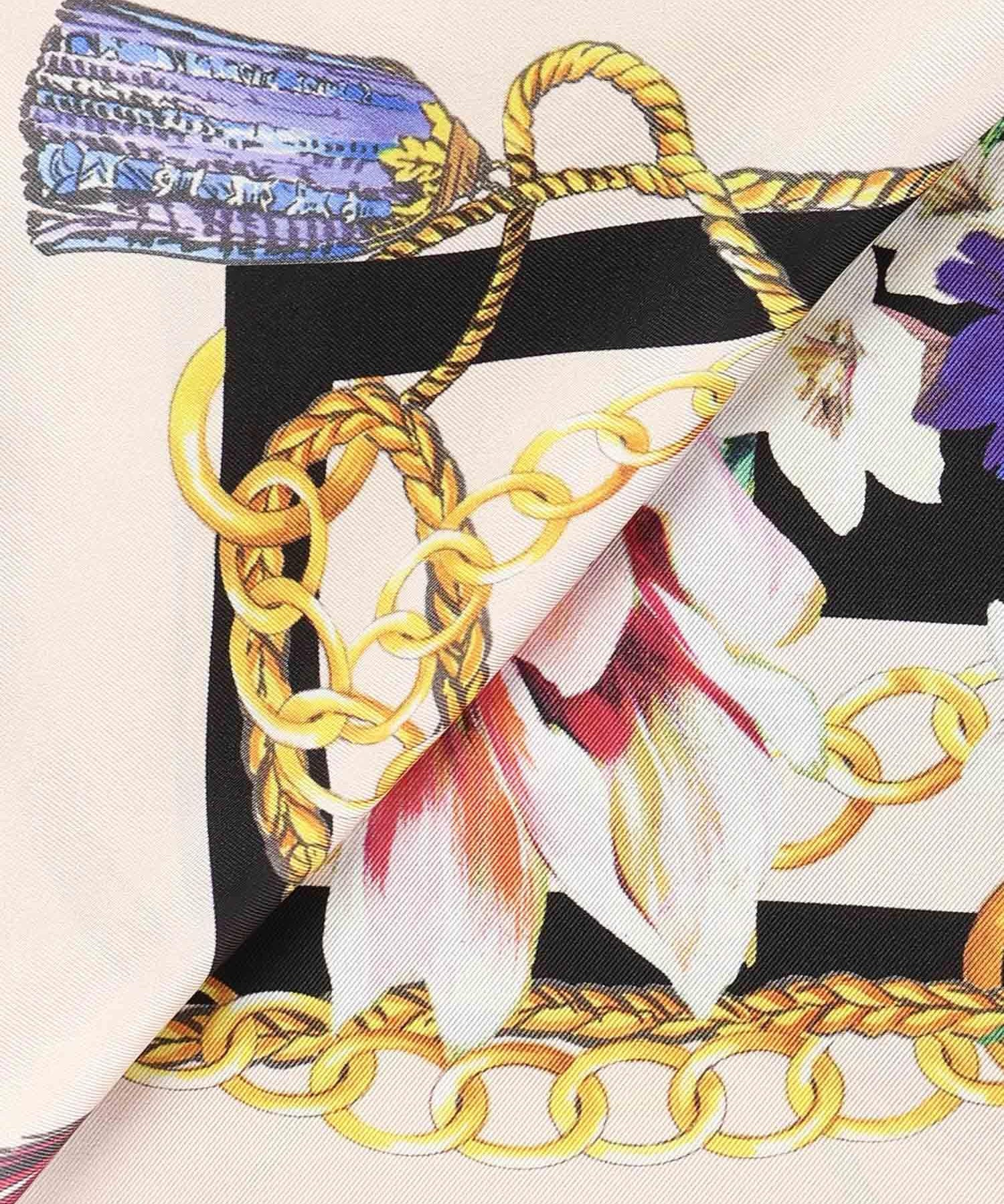 Foulard in twill di seta stampa fiori FN090R GDC5JHN5QG DOLCE & GABBANA 