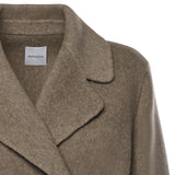 Cappotto lungo in lana 26AL218 BEIGE MELANGE ALISHEVA 