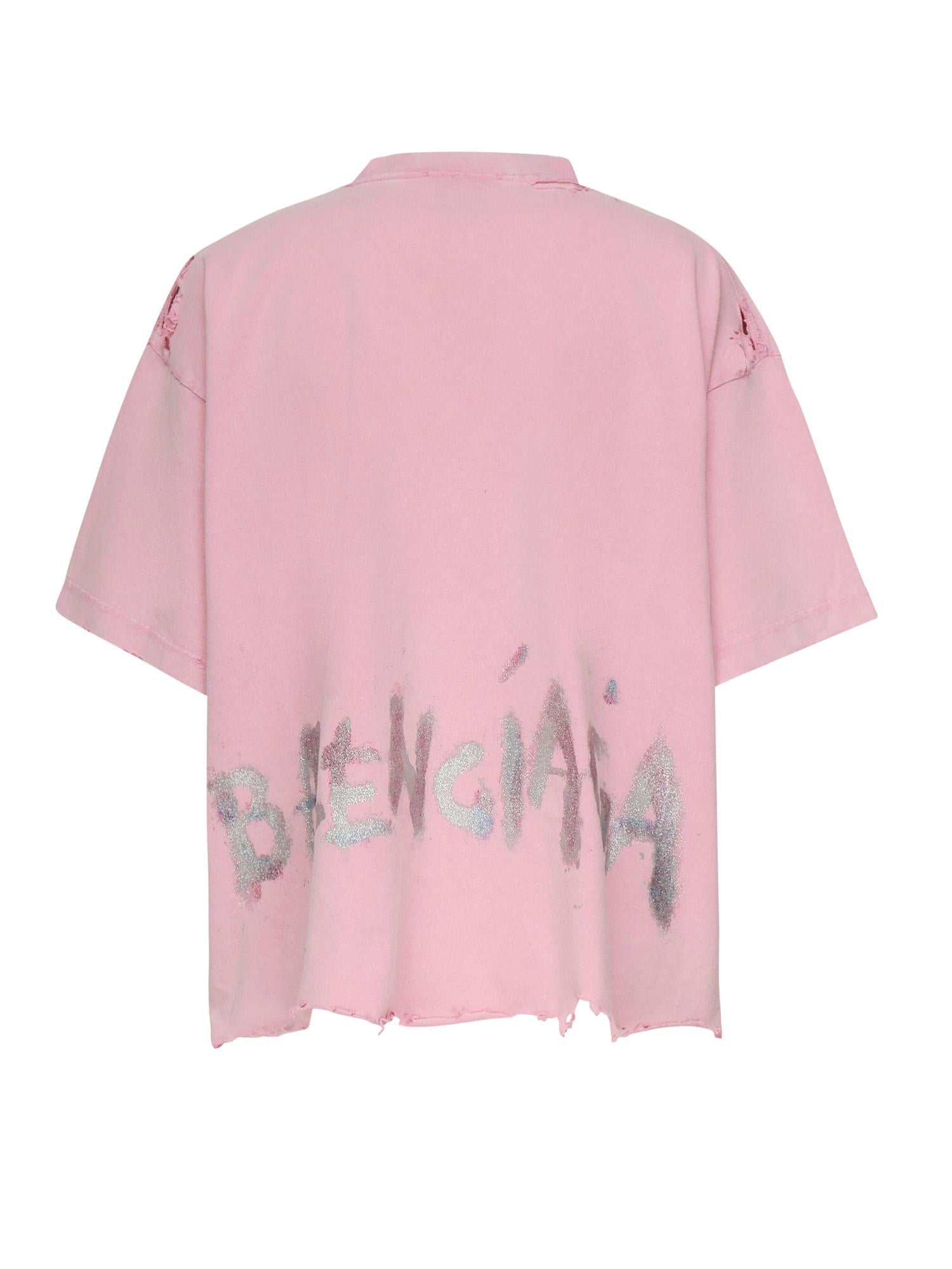 T-shirt cropped nail polish 783399 TSVD52014 BALENCIAGA 