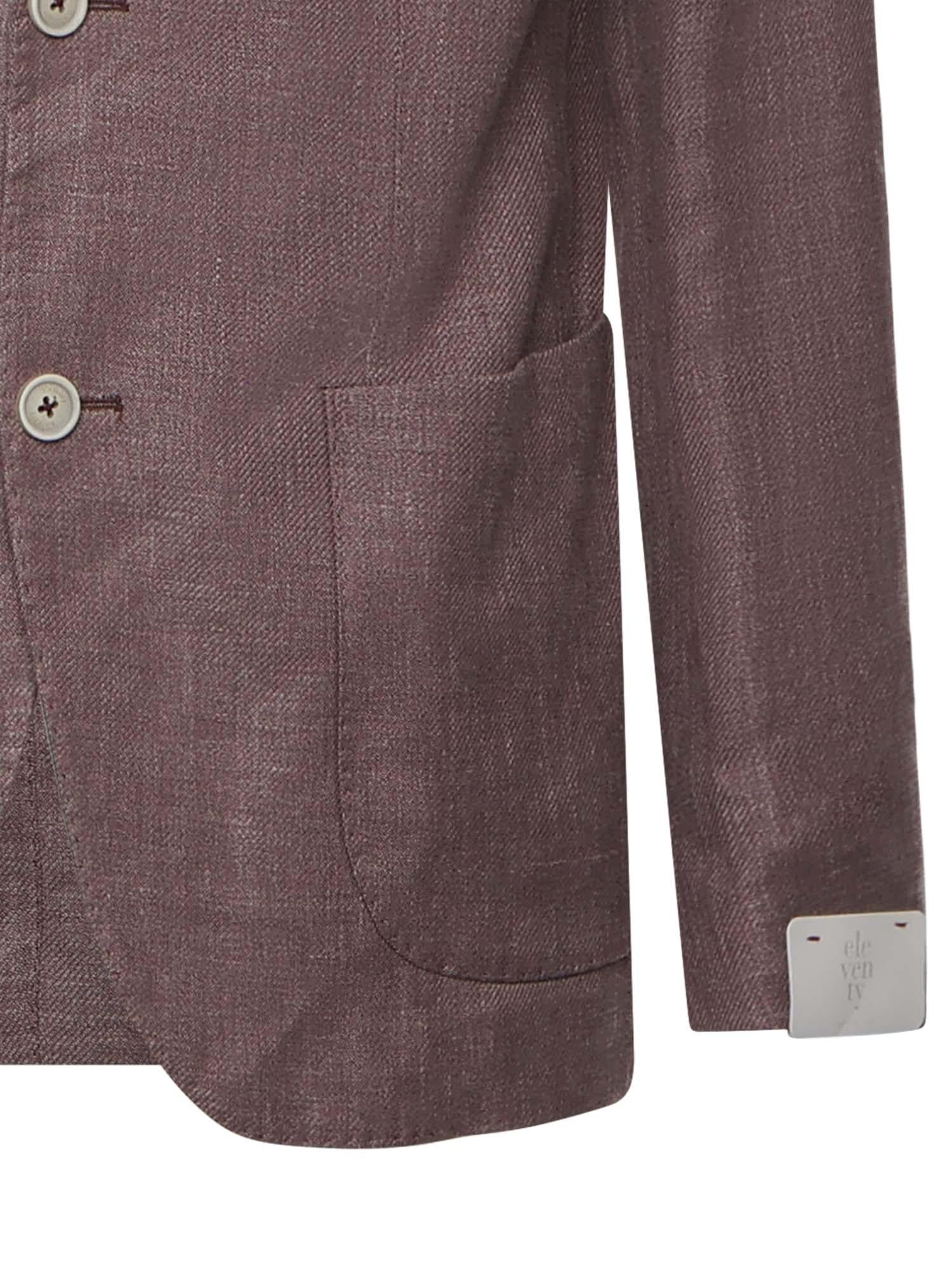 Giacca monopetto con toppa e tasca K75GIAC12TES0K024 47 ELEVENTY 