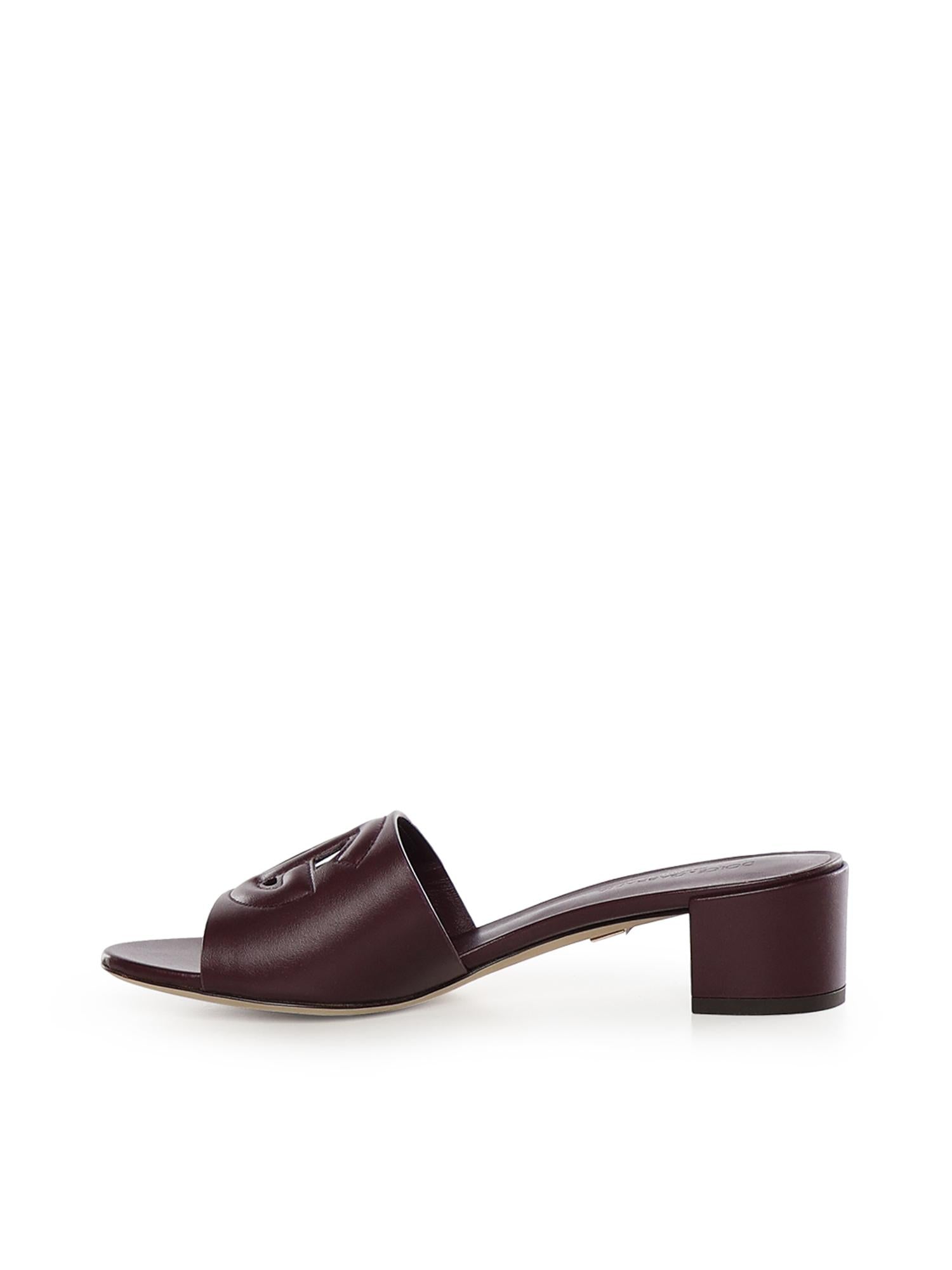 Slide in pelle di vitello con logo CR1139 AY32980343 DOLCE & GABBANA 