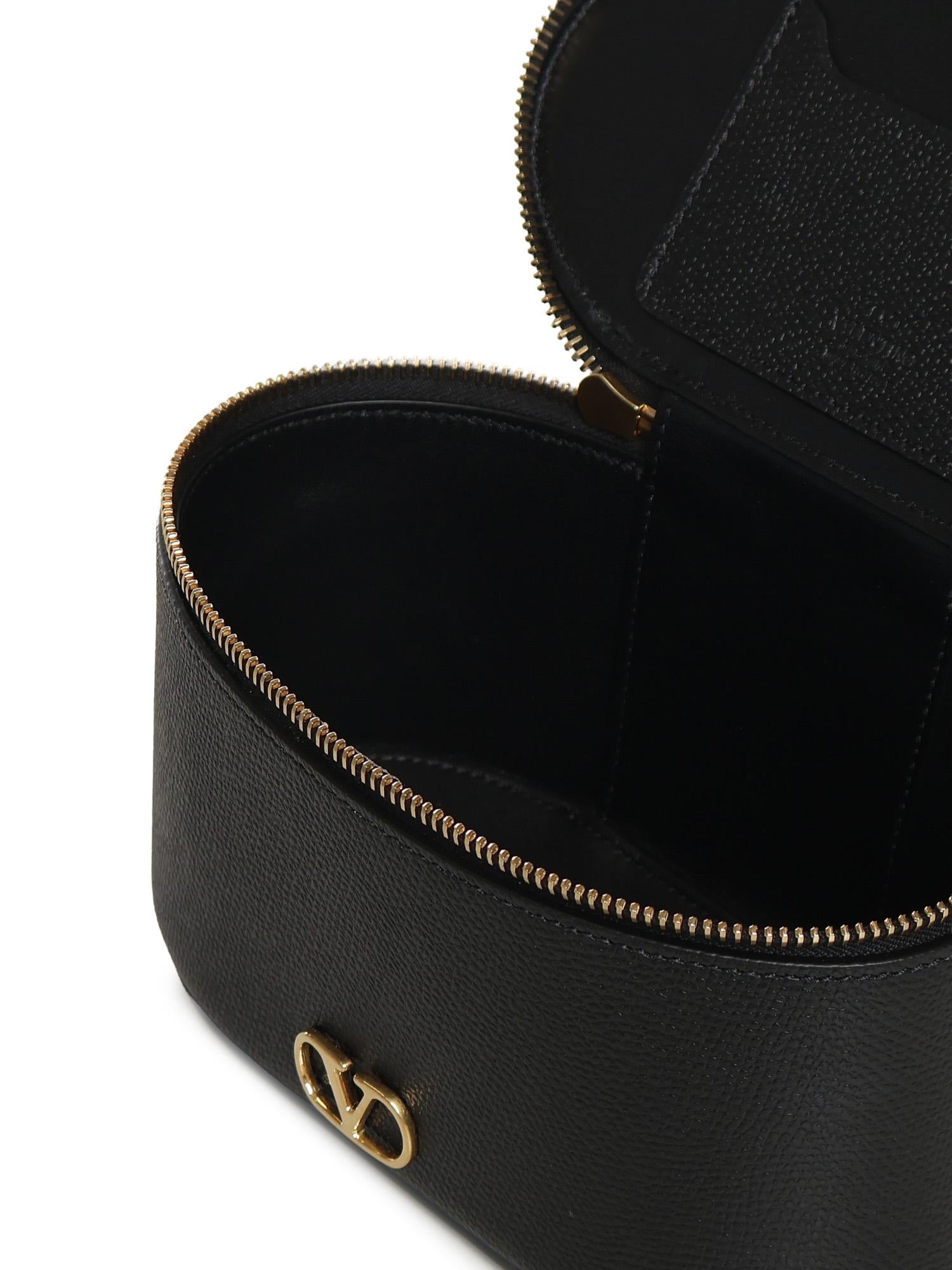 Mini Vanity Bag Vlogo Signature in vitello granato 8W0P0AX8 SNP0NO VALENTINO GARAVANI 