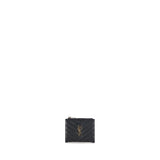 Portafogli bi-fold cassandre matelassè 575879 BOW011000 SAINT LAURENT 