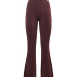 Pantalone palazzo in maglia a costine 5YGB29 5881ZRGP MARCIANO BY GUESS 