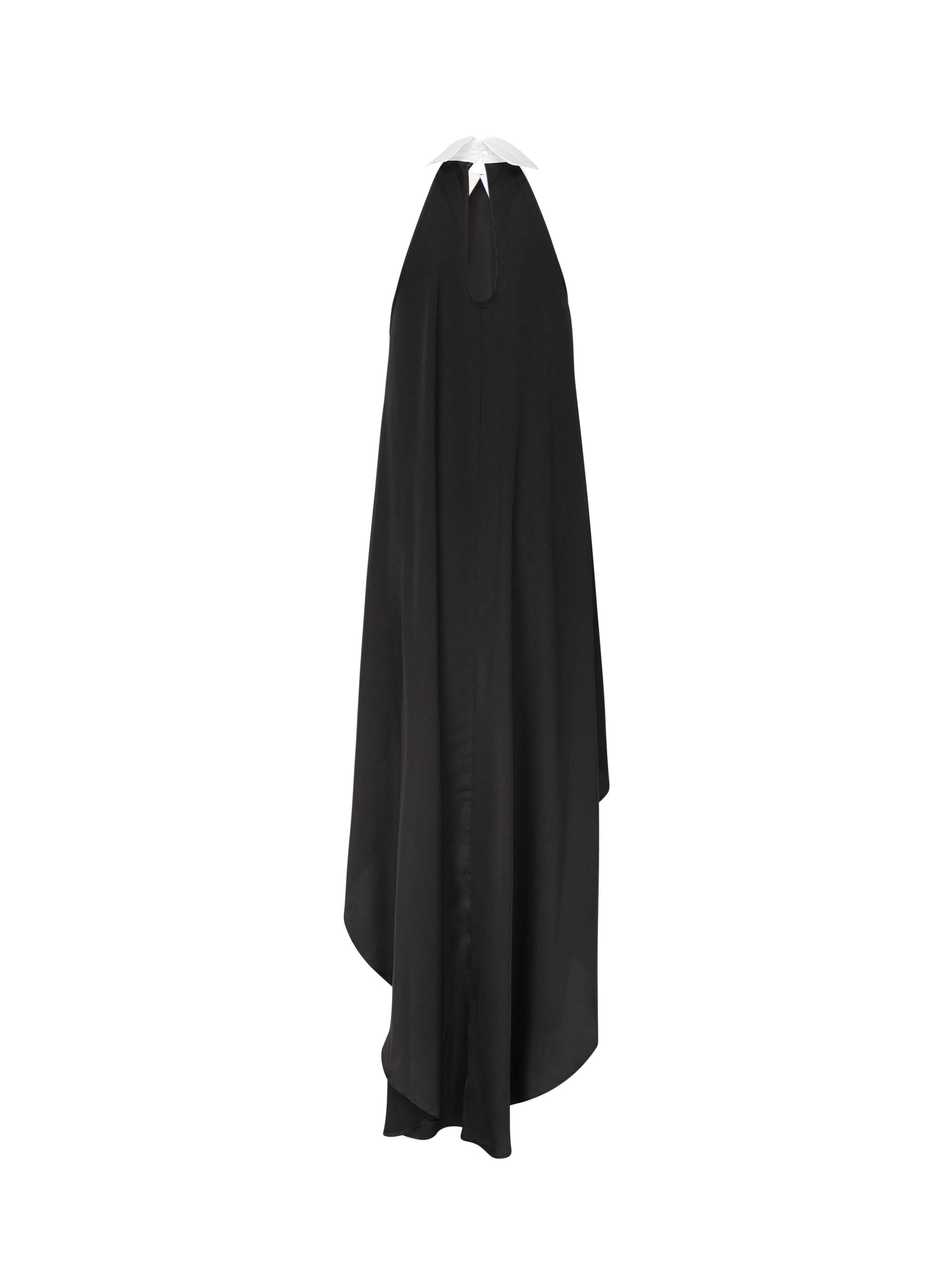 Vestito Irina asimmetrico AUS5IRINA BLACK ALBERTO AUDENINO 
