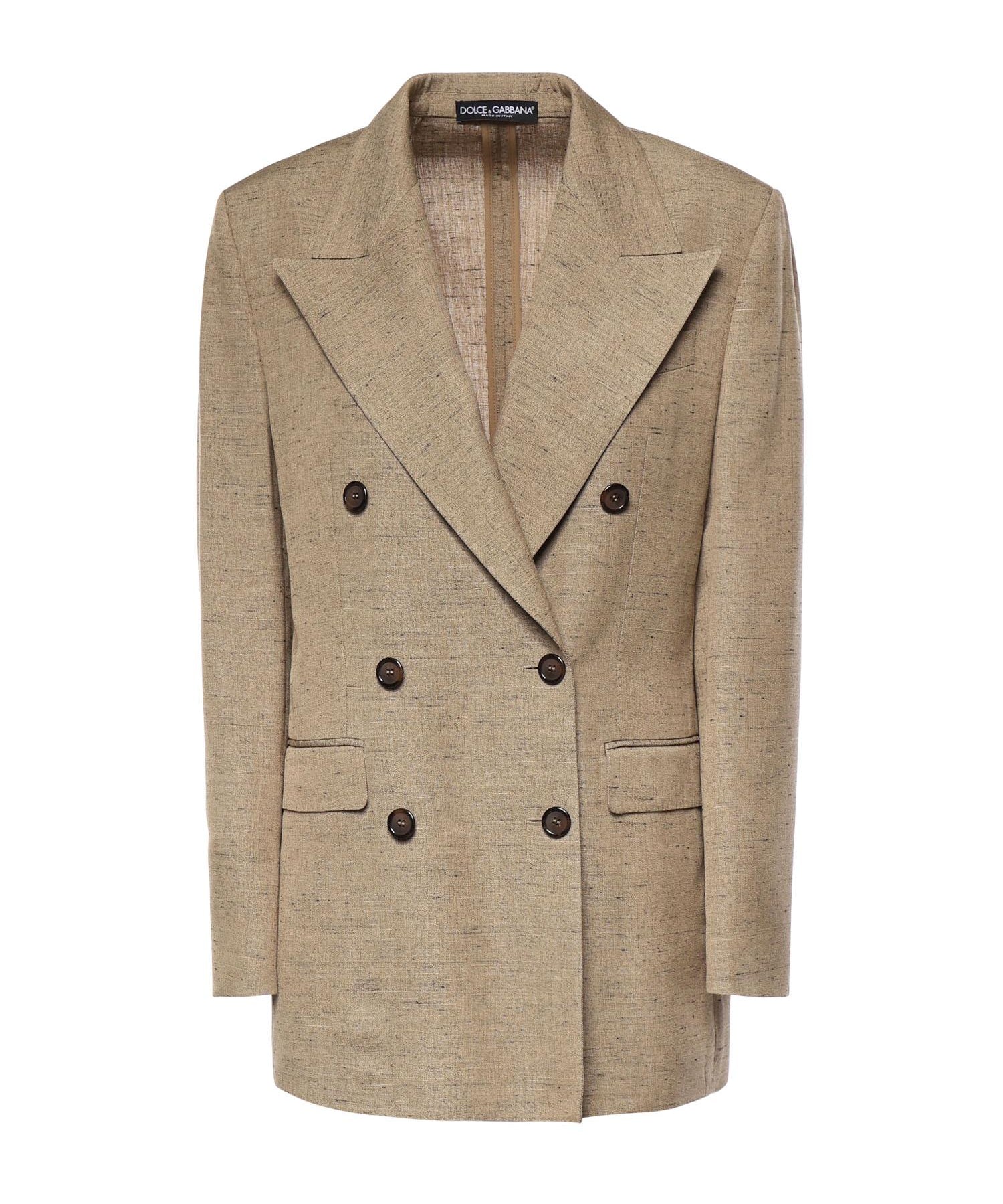 Giacca doppiopetto Sicilia effetto tweed F29YFT HUMWCS8230 DOLCE & GABBANA 