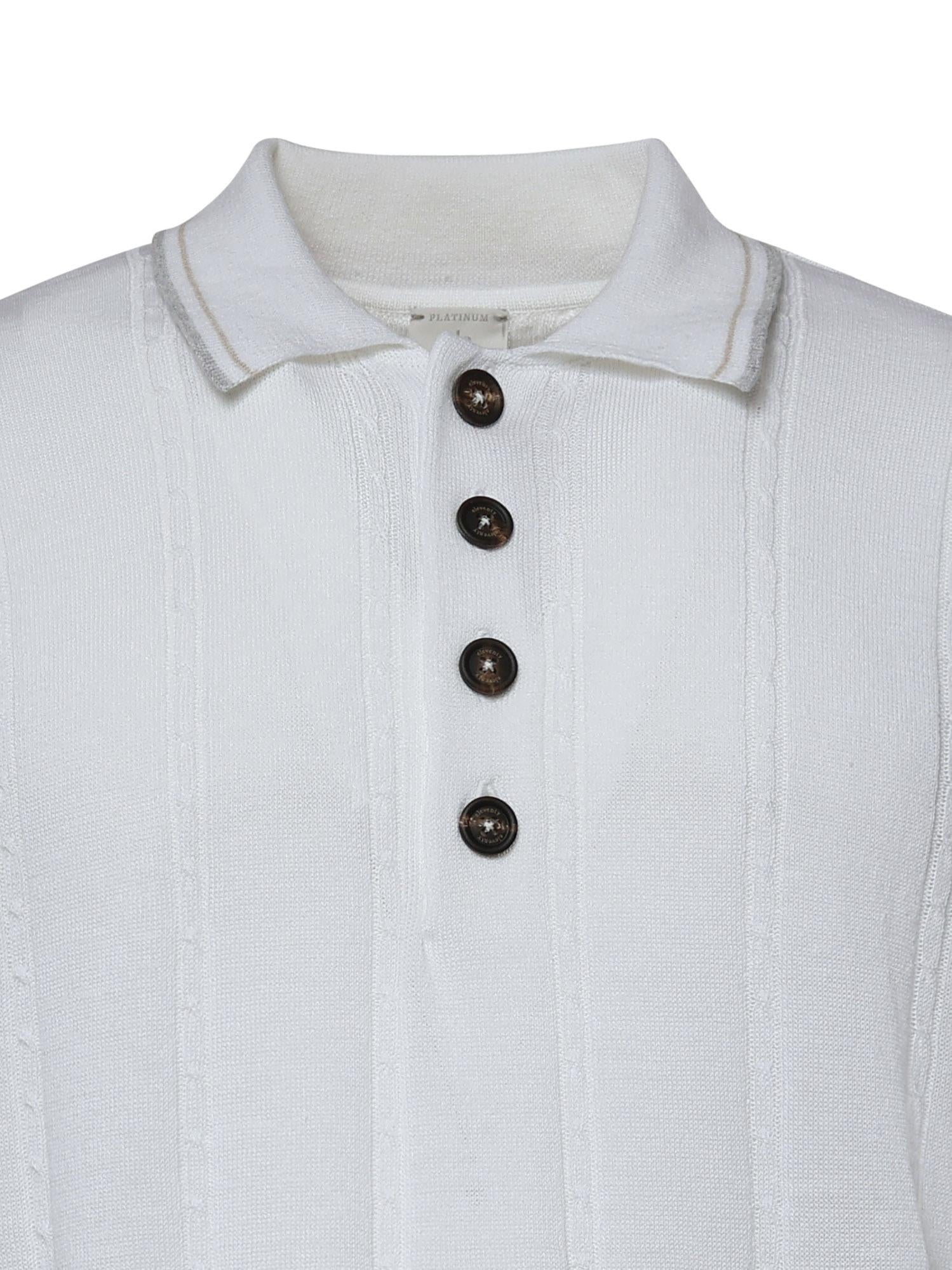 Polo in lino e cotone M76MAGM42MAG0M018 011302 ELEVENTY 