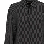 Camicia a righe in seta 823656 Y4K761095 SAINT LAURENT 