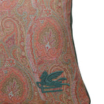 Cuscino in velluto e pelle con motivo Arnica UHNA0003 AQ321V0018 ETRO HOME 