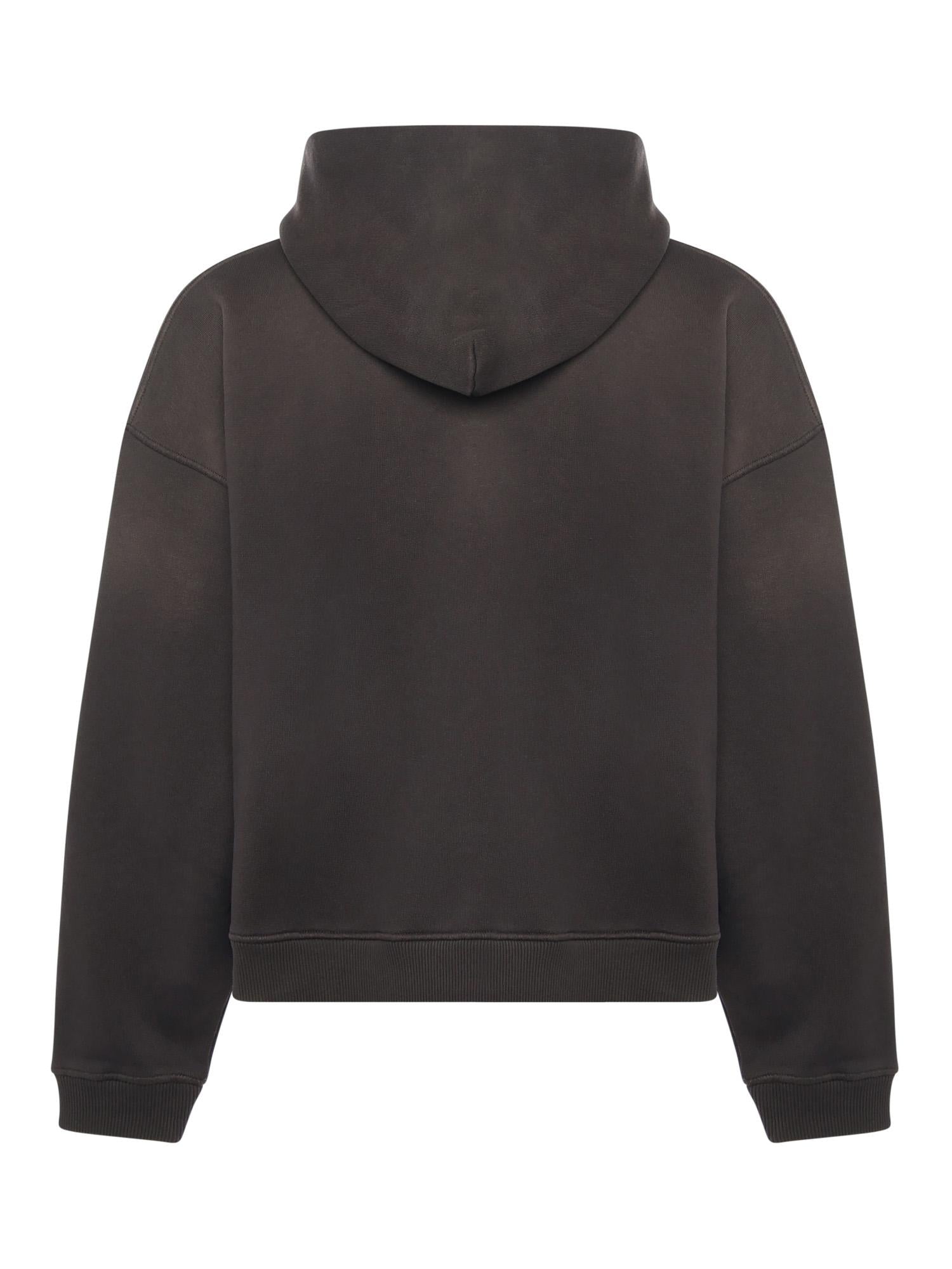 Felpa con cappuccio nera vintage<BR/> MLM100160 17 REPRESENT 