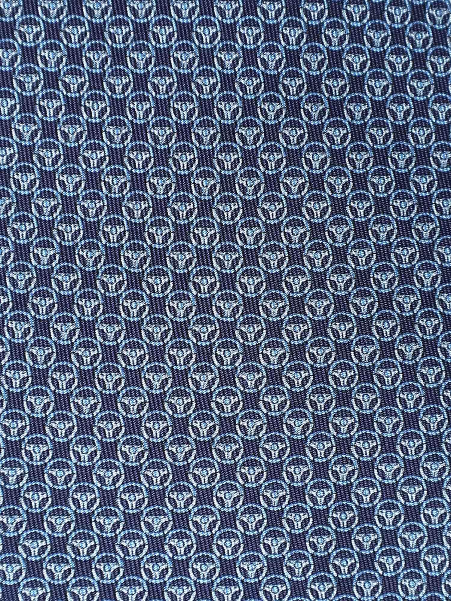 Cravatta in seta con stampa 351326 789076002 FERRAGAMO 