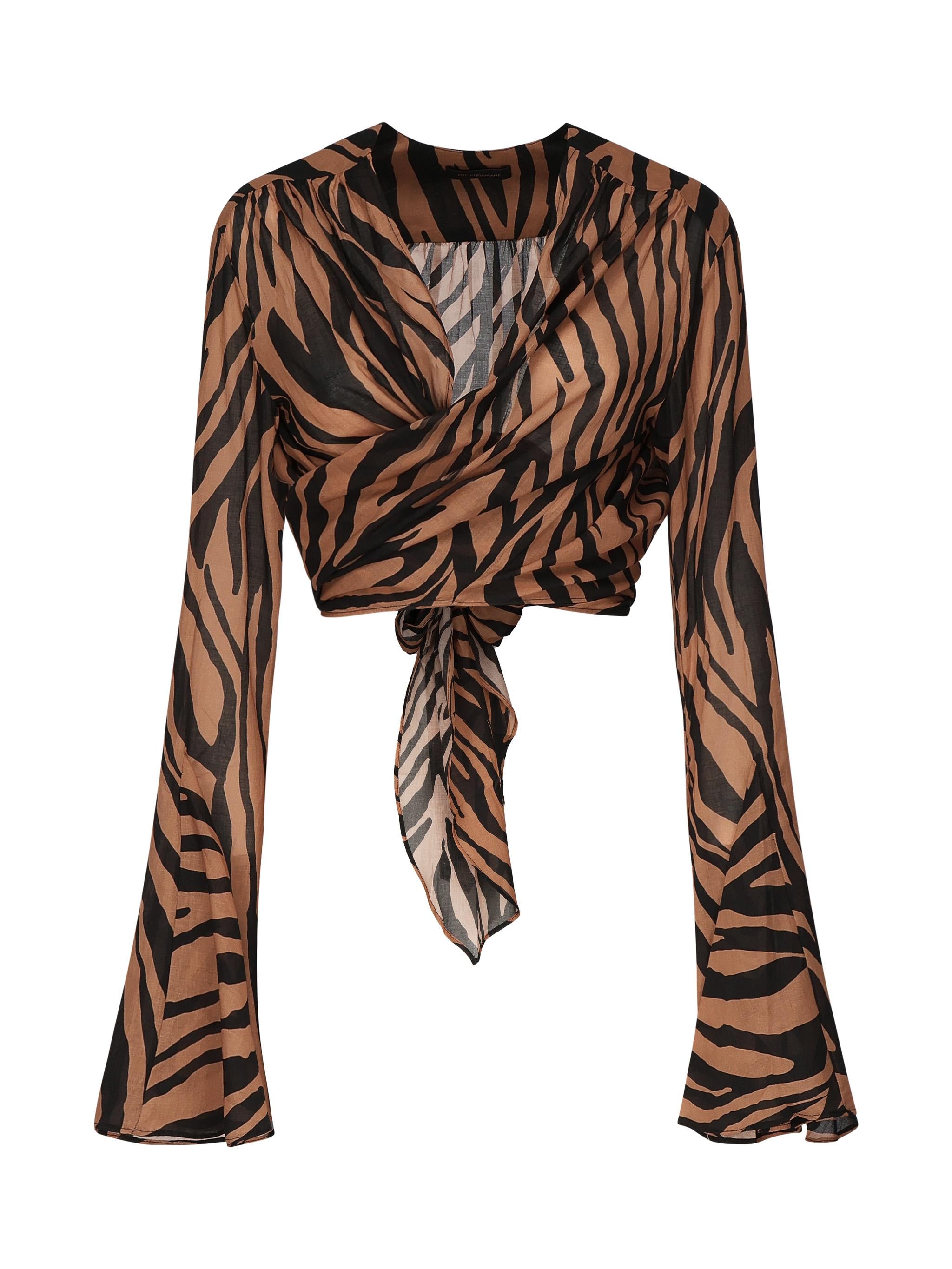 Top Wynn con stampa zebra TM170949B TNC130856 THE ANDAMANE 