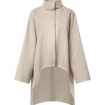 Cappotto asimmetrico in cashmere double face AA9M1207T500D 110 ALAIA 