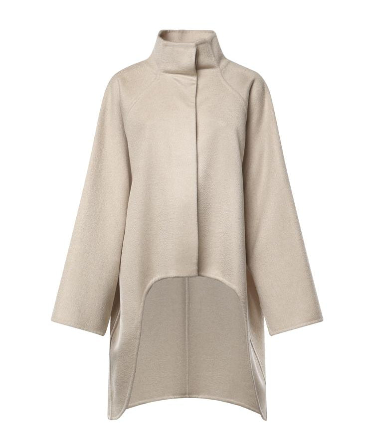 Cappotto asimmetrico in cashmere double face AA9M1207T500D 110 ALAIA 