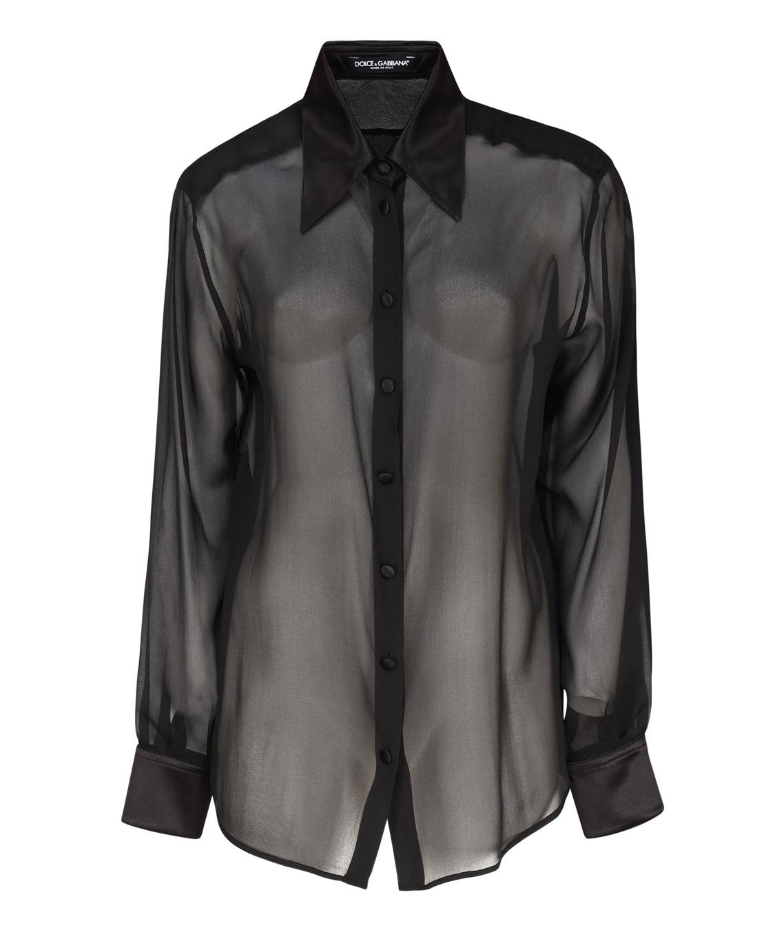 Camicia in chiffon di seta F5R42T FU1ATN0000 DOLCE & GABBANA 