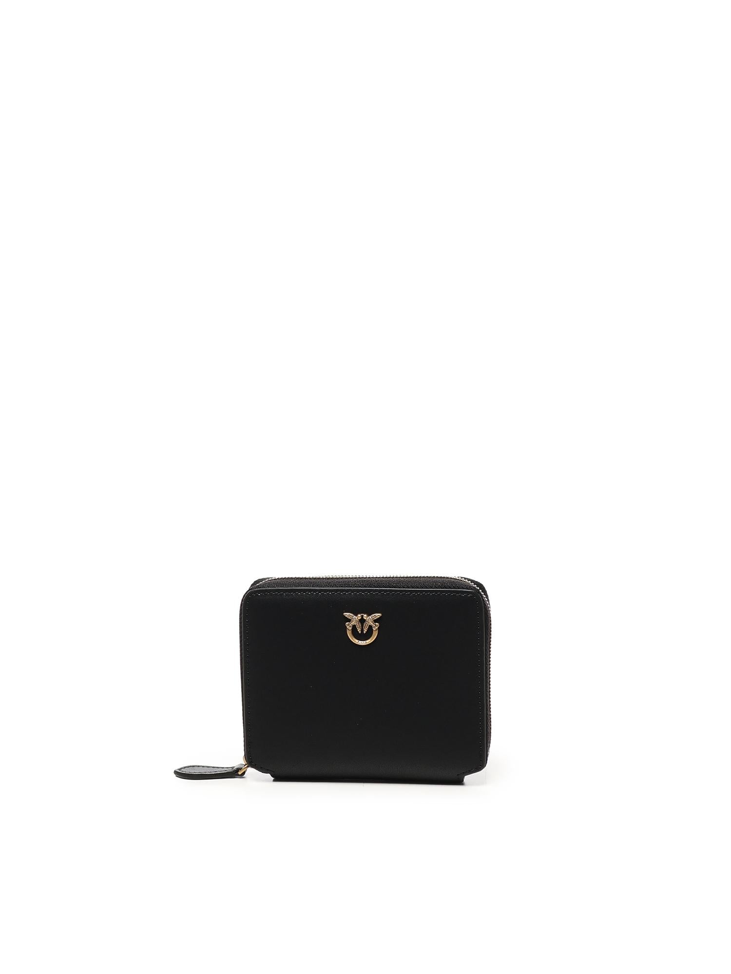 Portafoglio quadrato zip-around 100249 A0F1Z99Q PINKO 