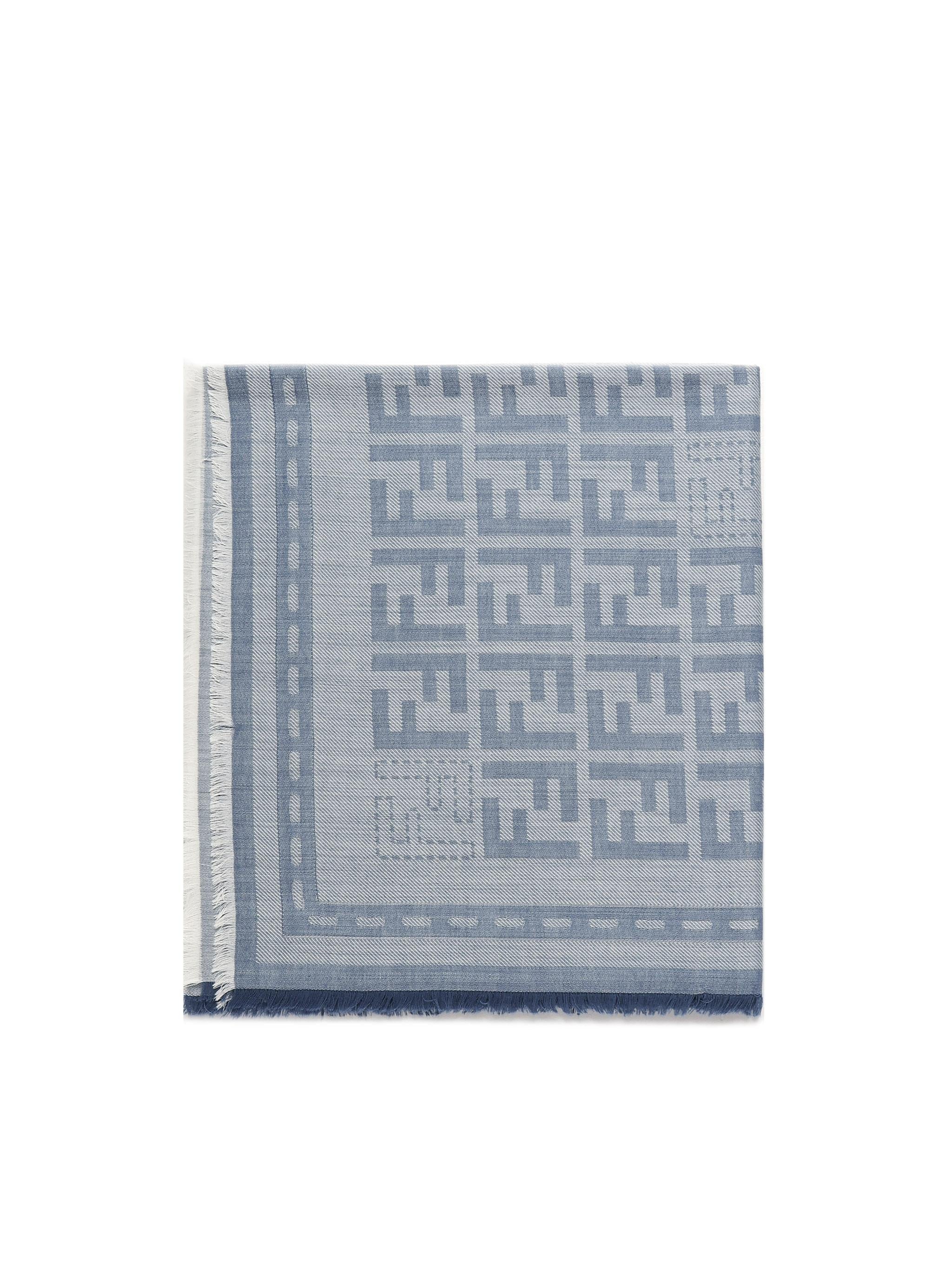 Scialle FF Jacquard in lana FXT069 AUM1F0RU7 FENDI 