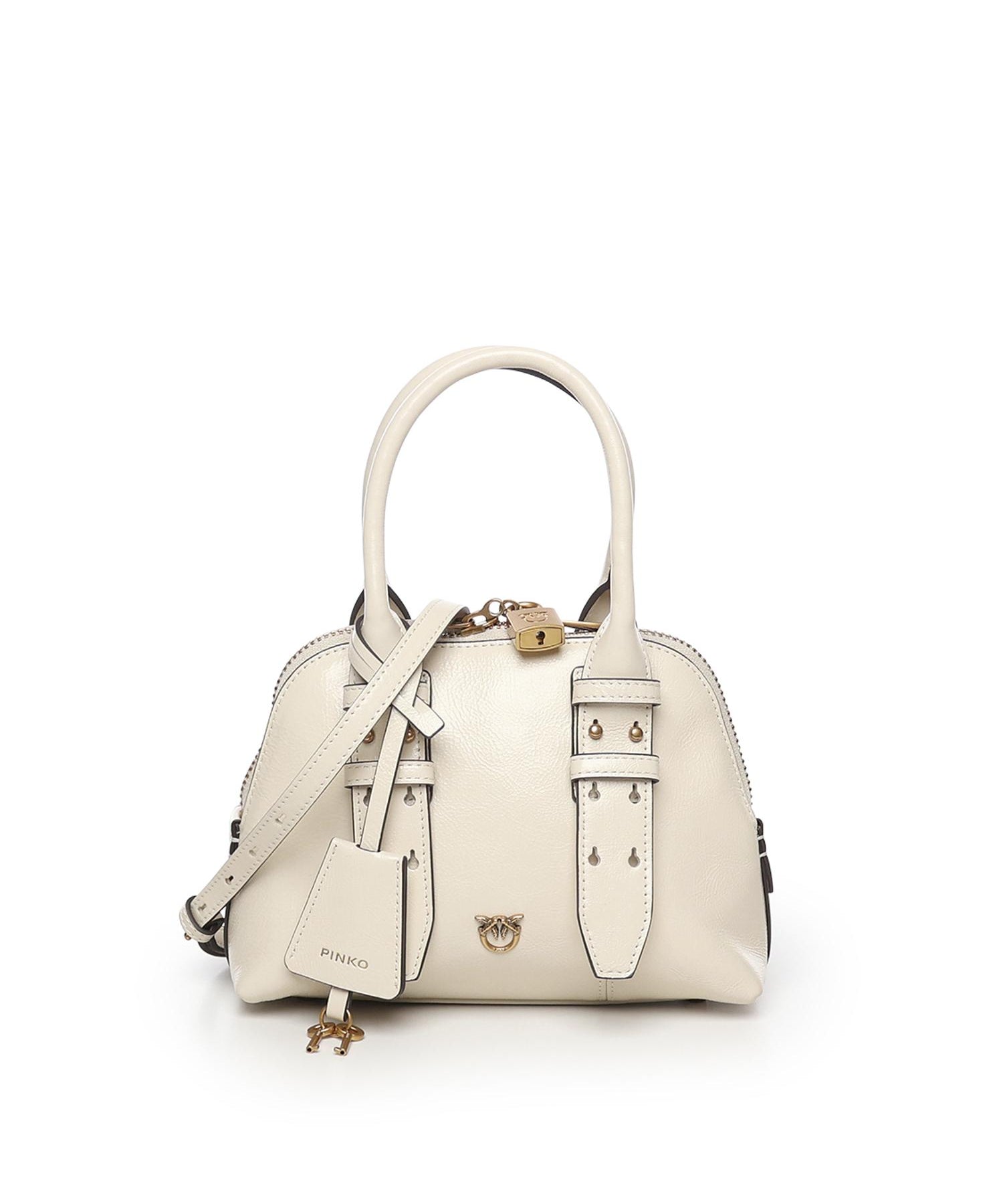 Borsa a mano piccola Escape Bag in pelle 105333 A2VWZ14Q PINKO 