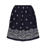 Gonna in popeline fiammato con stampa<BR/> MG2425 17X0F022X MIU MIU 