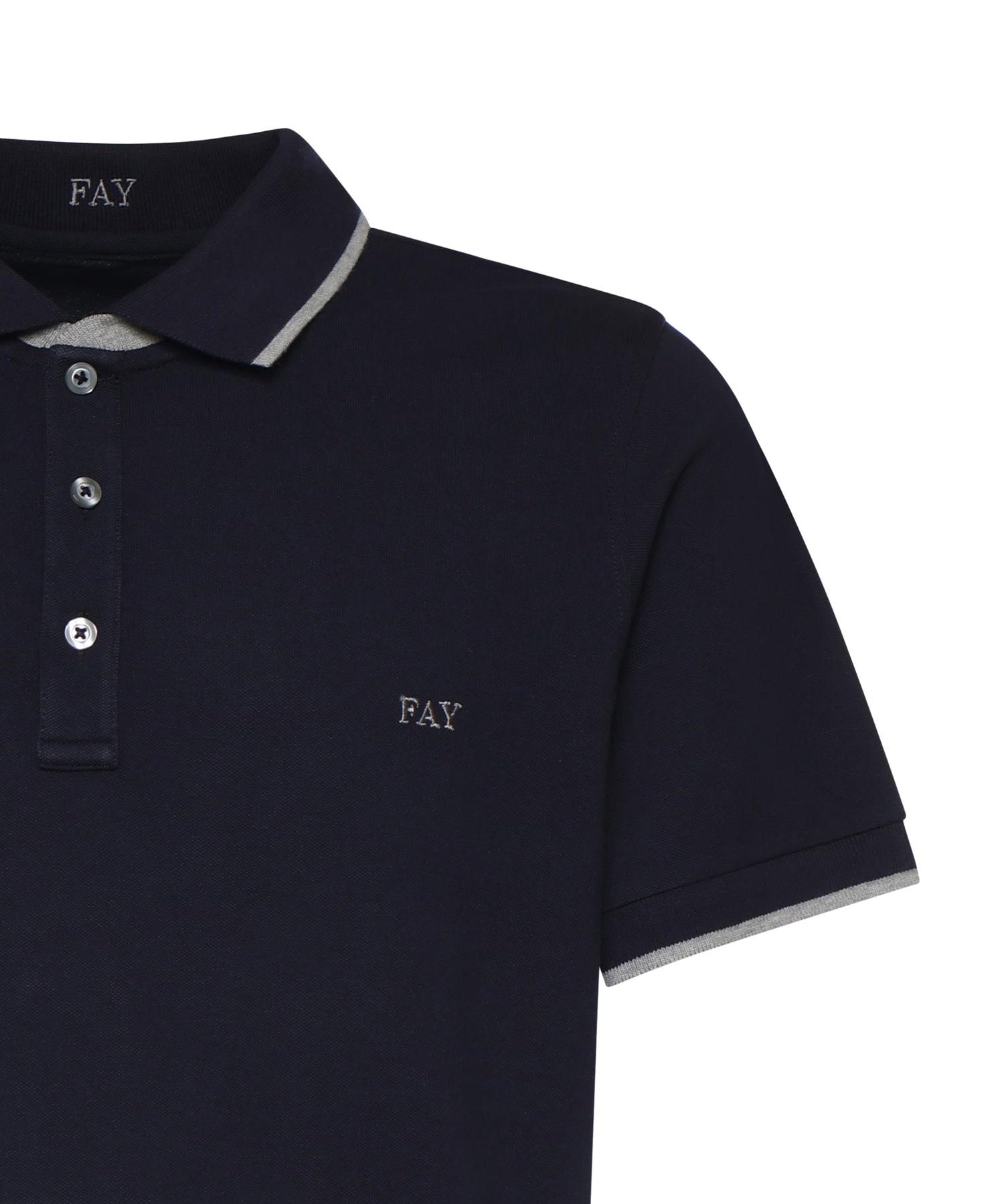 Polo in piquet stretch NPMB252140STDW U806 FAY 