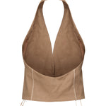 Gilet cropped con schiena scoperta 104932 A2EEL31 PINKO 