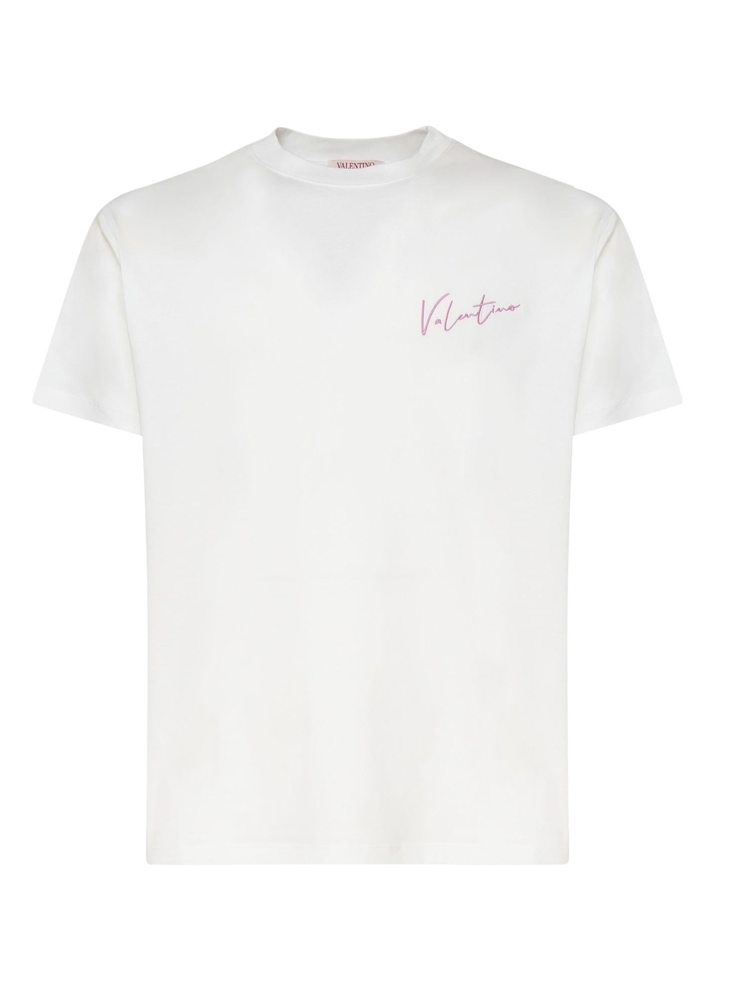 T-shirt in cotone con logo 5V0MG13A AE60BO VALENTINO GARAVANI 