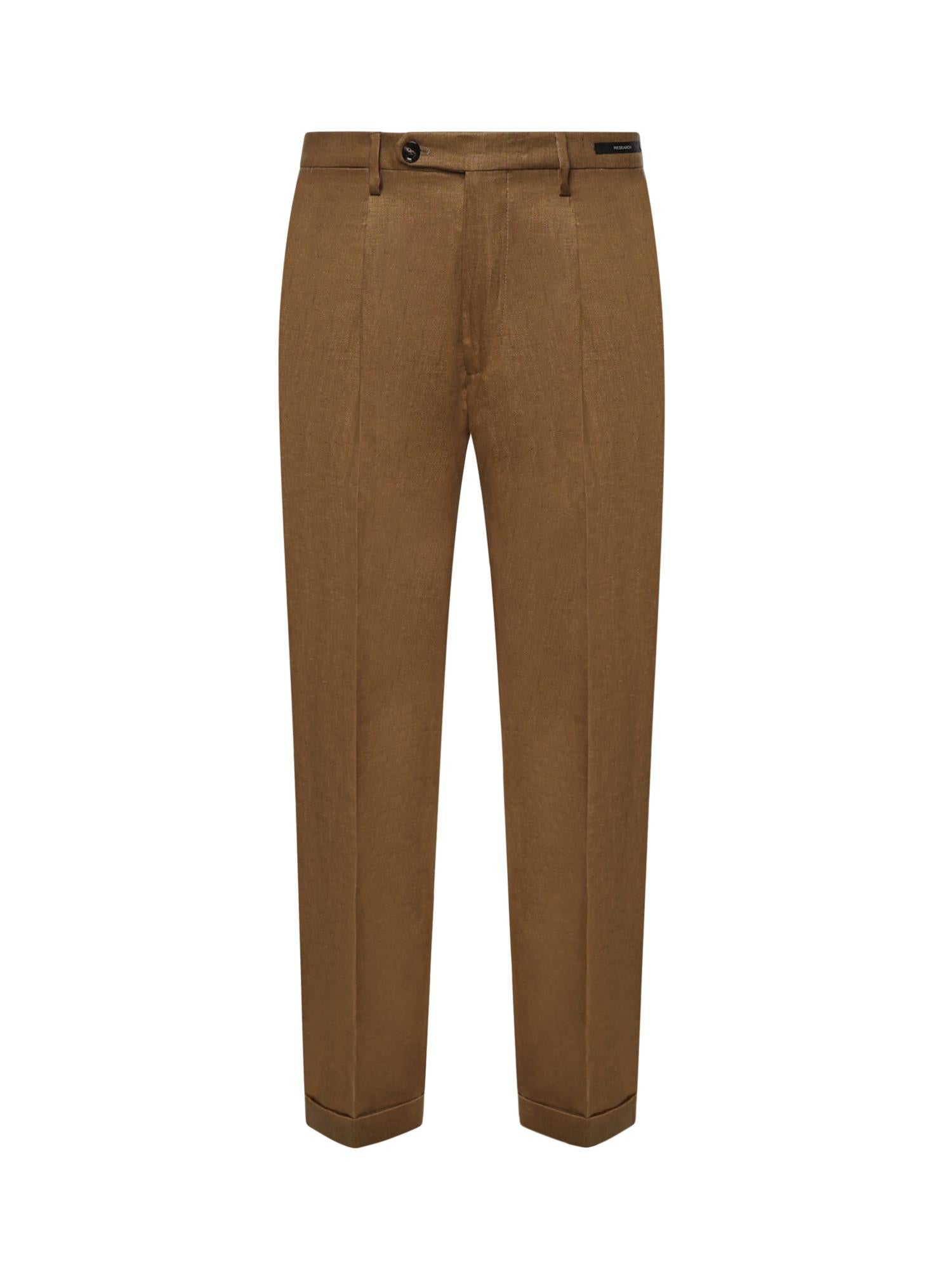 Pantalone Tk America in lino MCFRK3259S26 172 MICHAEL COAL 