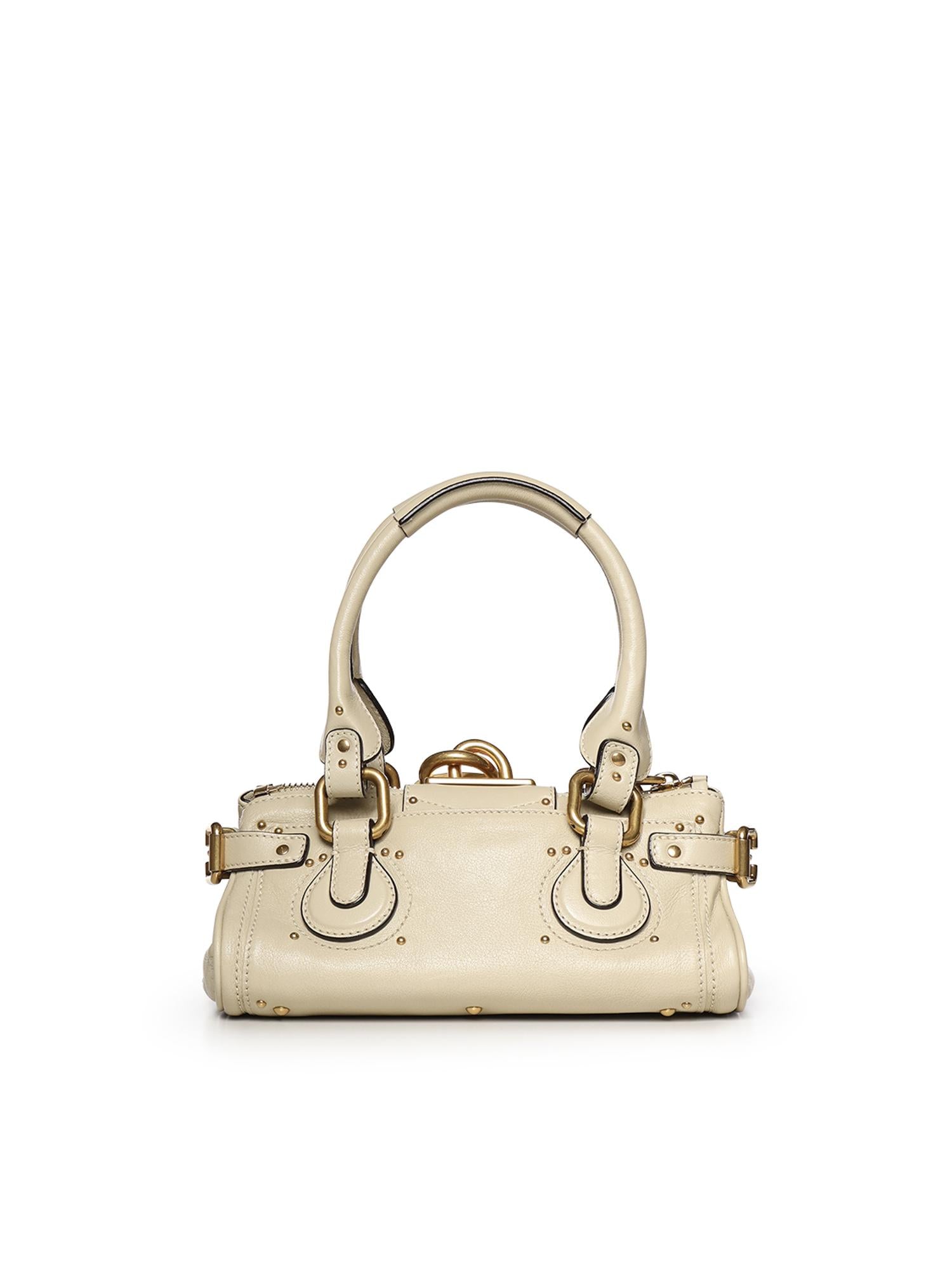 Borsa Paddington piccola in pelle granata CH26SS805P75 20S CHLOÉ 