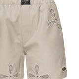 Shorts cut - out con elastico <BR/> COPP116F3004 BEI COPERNI 