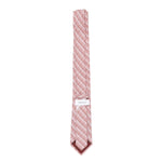 Cravatta in seta stampa Gancini chain<BR/> 351298 786571003 FERRAGAMO 