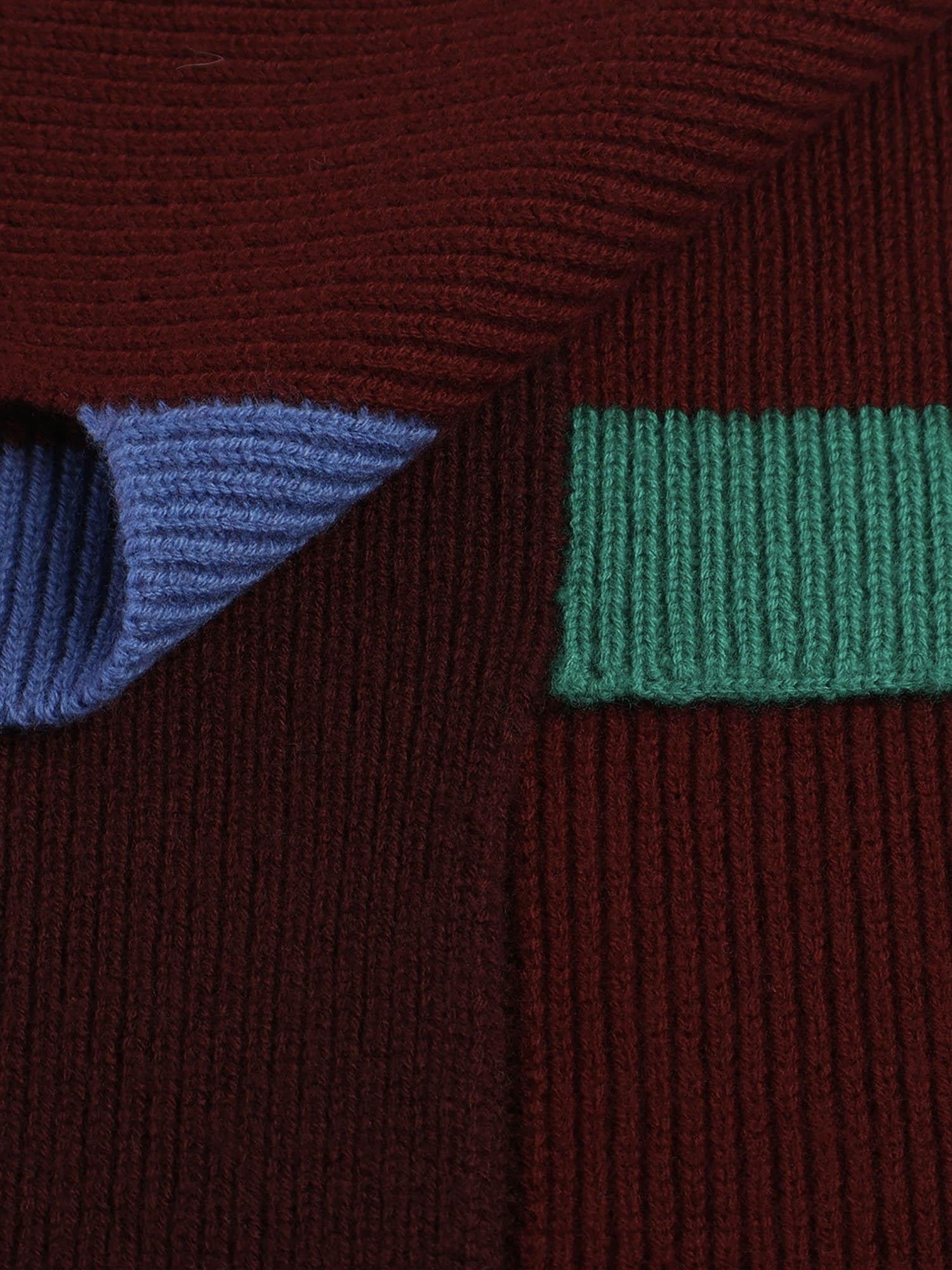 Sciarpa asimmetrica in lana FSA8S3SK01 6654 LOEWE 