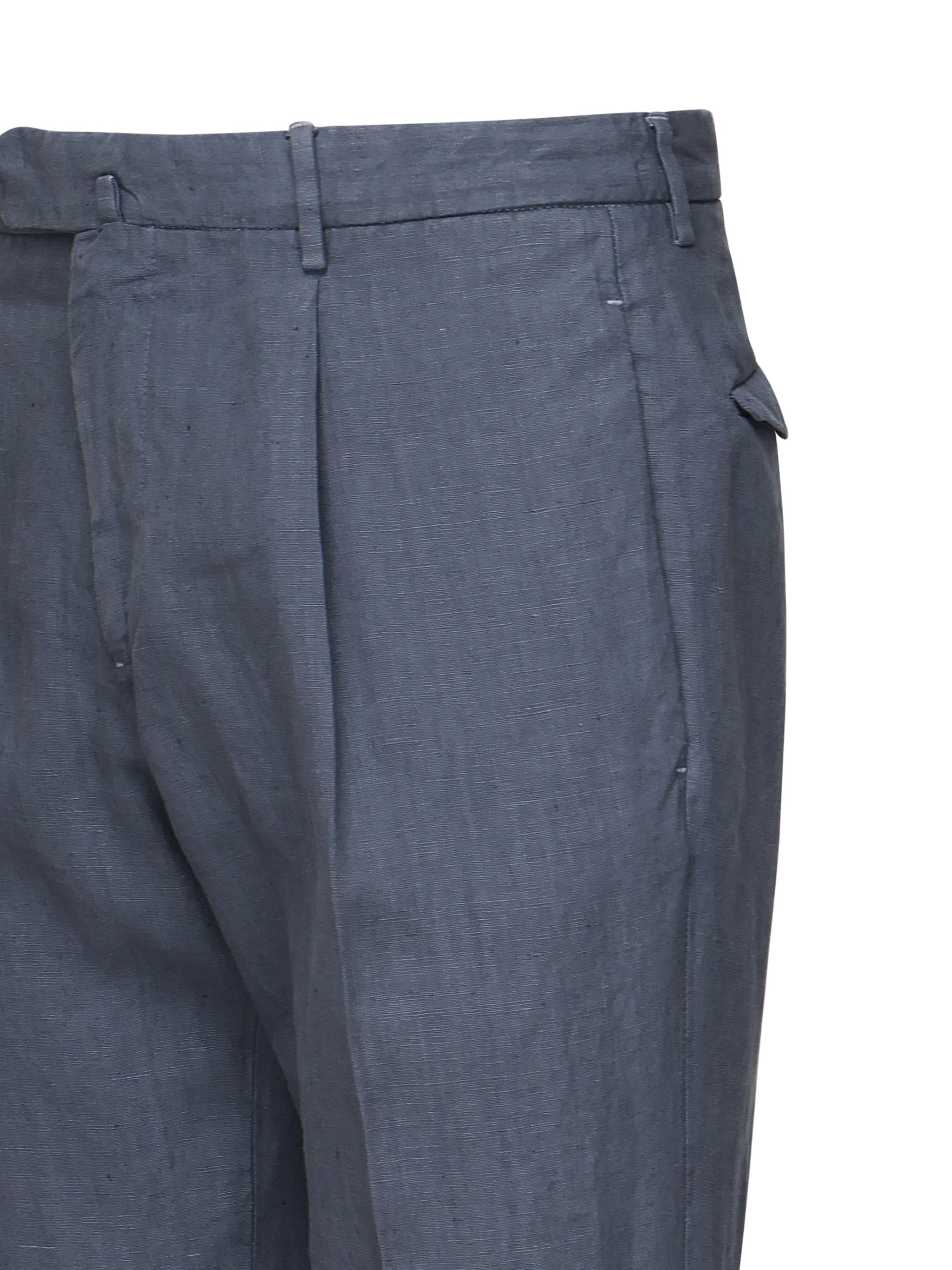 Pantaloni pince in lino ARECHIEVO6 TCR343475 SANTANIELLO 