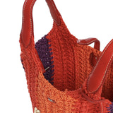 Borsa tote Polo Play piccola all'uncinetto 428P01444 001 POLO RALPH LAUREN 