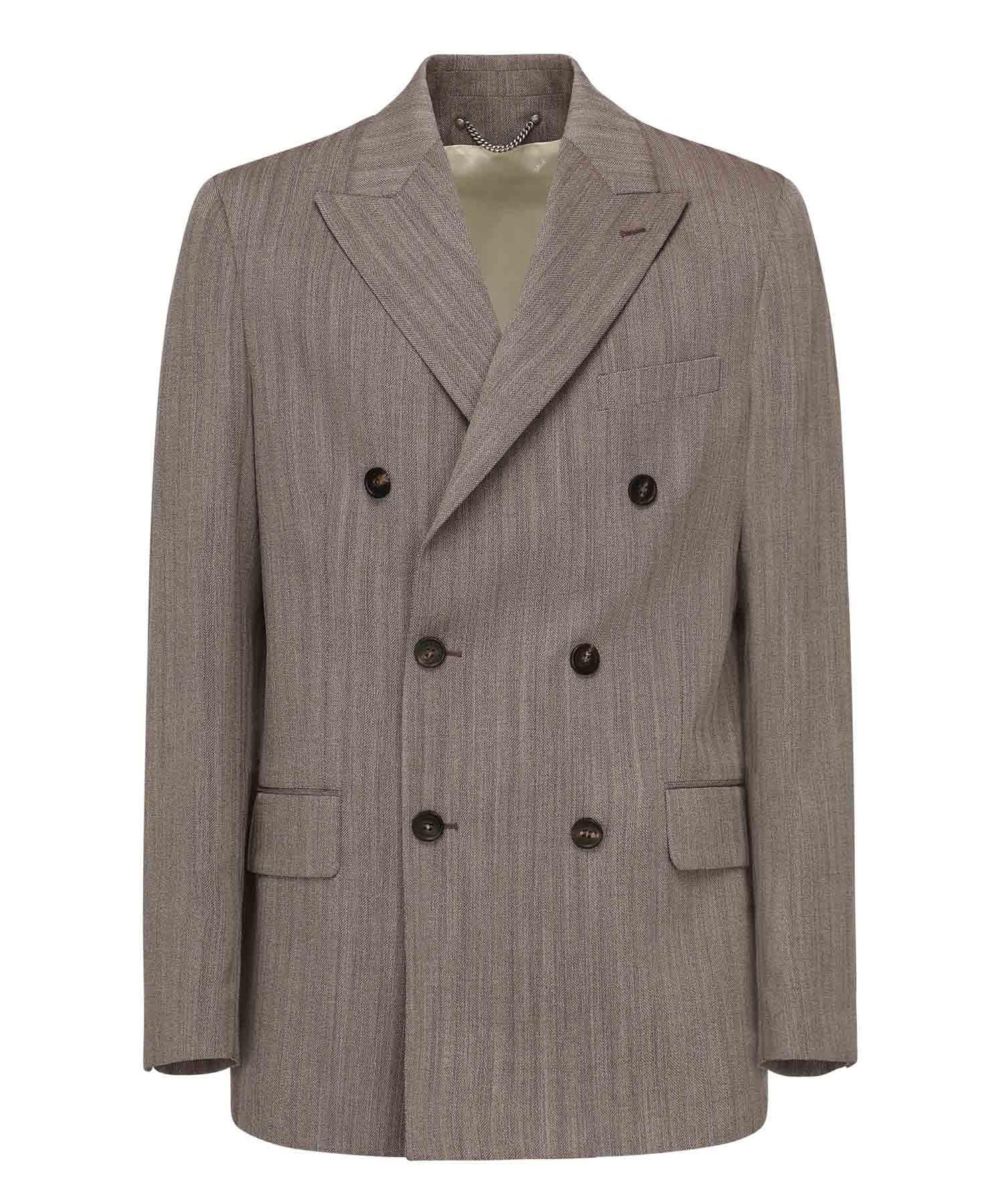 Blazer doppiopetto Journey GMP00835 P00209040190 GOLDEN GOOSE 