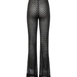 Pantaloni flare in viscosa lamé lavorazione raschel MC25SI00 BR014RS91RE MISSONI 
