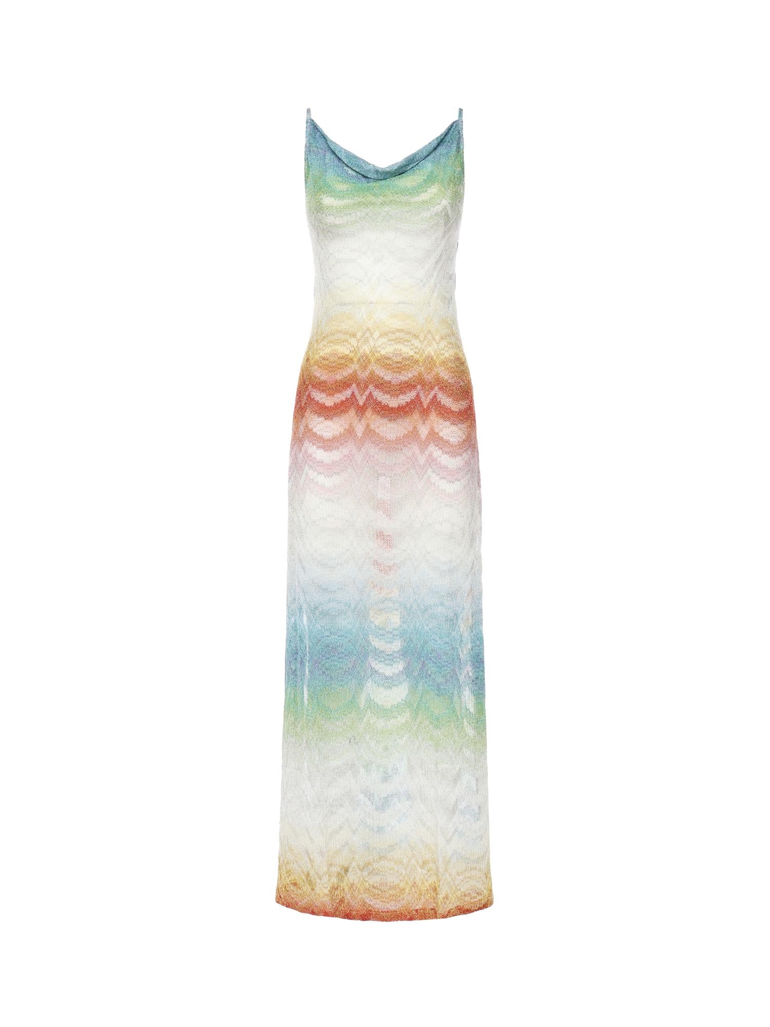 Abito copricostume lungo in viscosa lamé MC26SQ02 BR014HSM9X1 MISSONI 