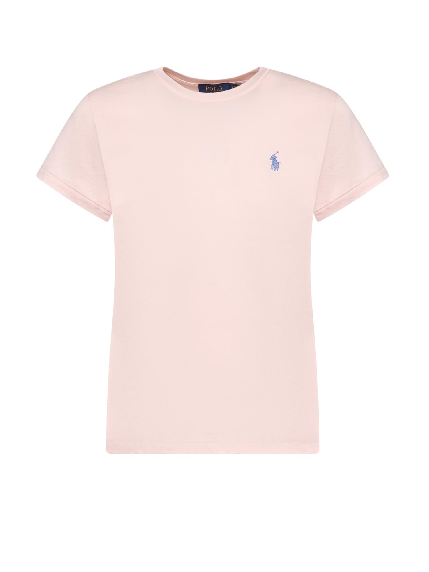 T-shirt in cotone con logo 211B14605 014 POLO RALPH LAUREN 