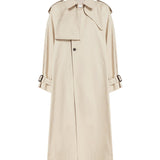 Mantella-trench in twill di cotone 848929 Y3A999610 SAINT LAURENT 