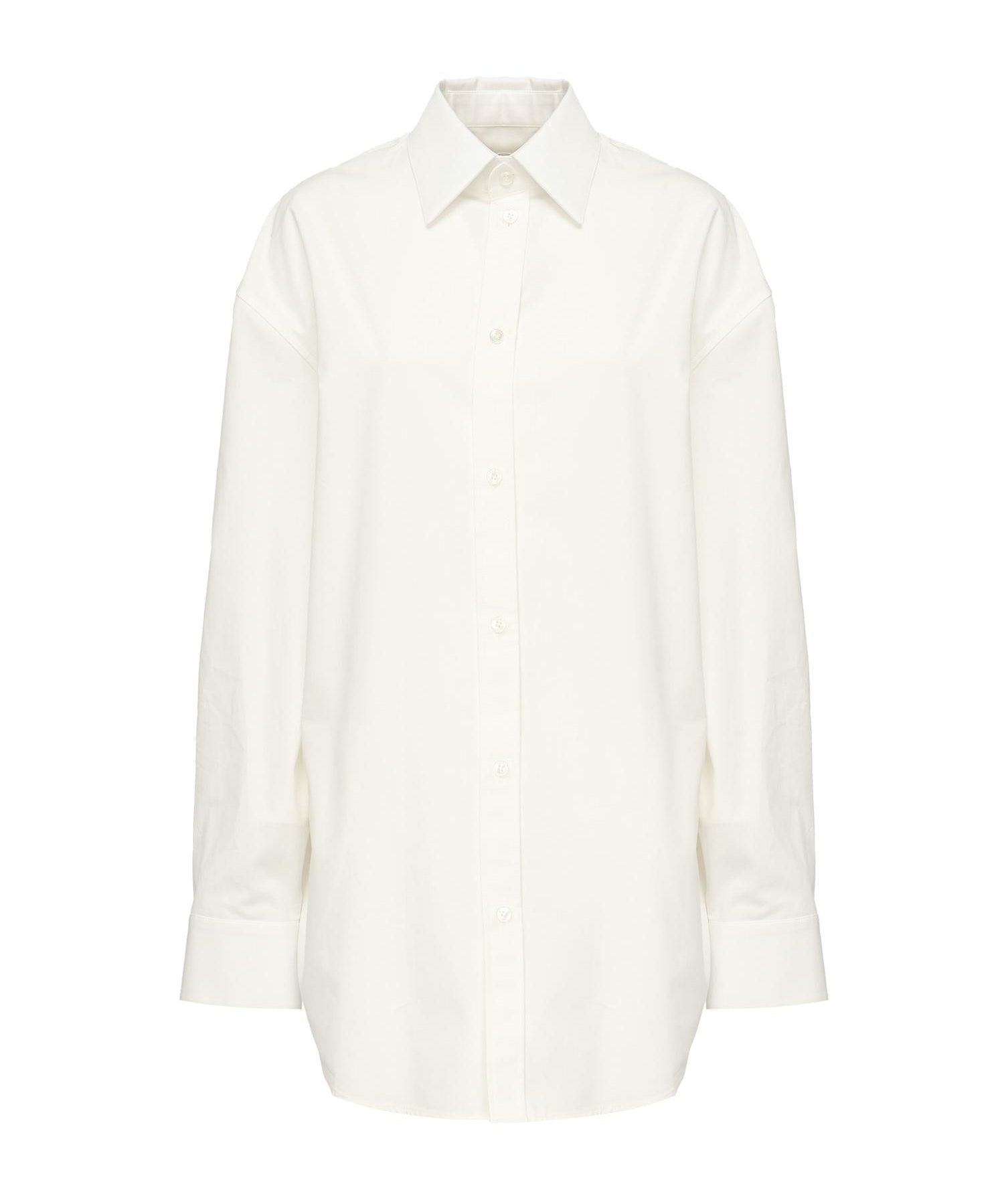 Camicia Cassandre in popeline di cotone 832339 Y1J619601 SAINT LAURENT 