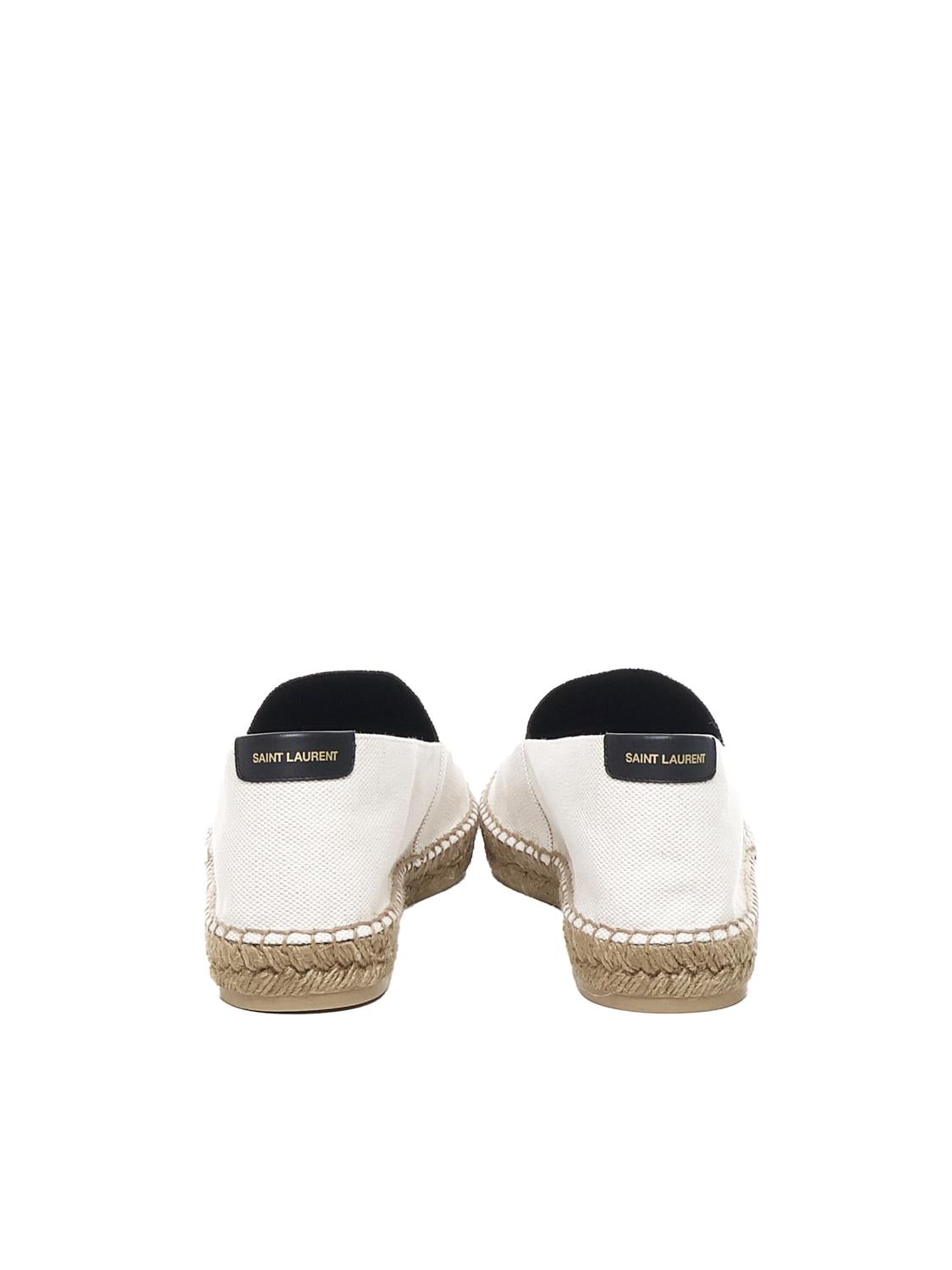 Espadrillas in tela con ricamo 605951 1P2109380 SAINT LAURENT 