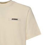 T-shirt in cotone con logo TSM00133AJ00226 150 JACQUEMUS 