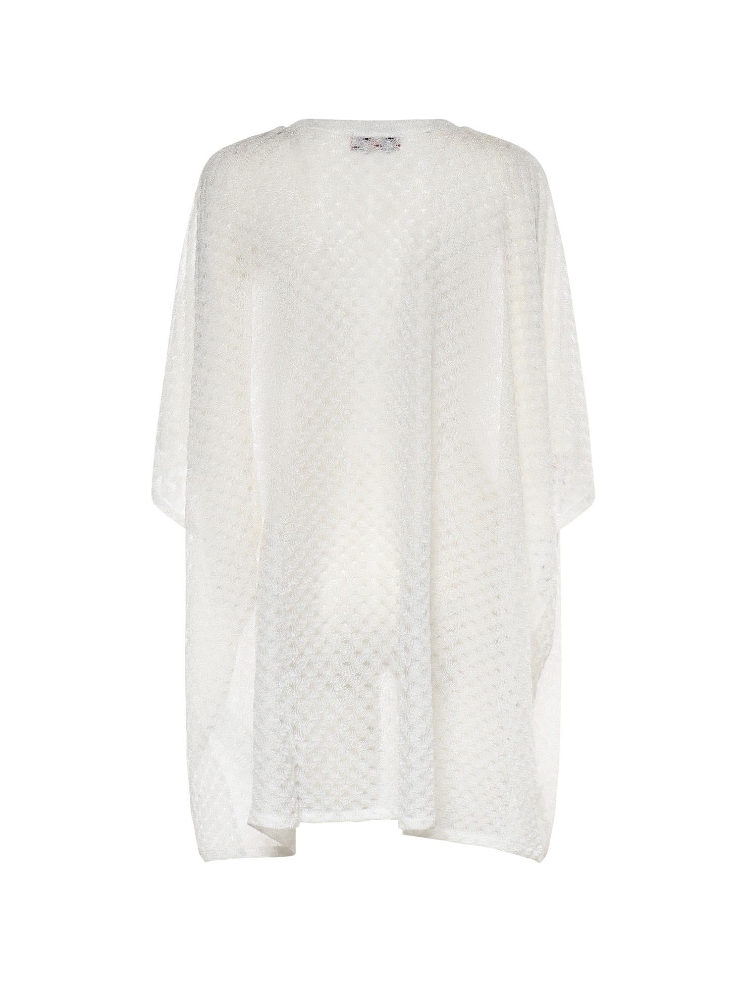 Caftano copricostume cropped in viscosa lamé MC26SQ00 BR014RS01JW MISSONI 