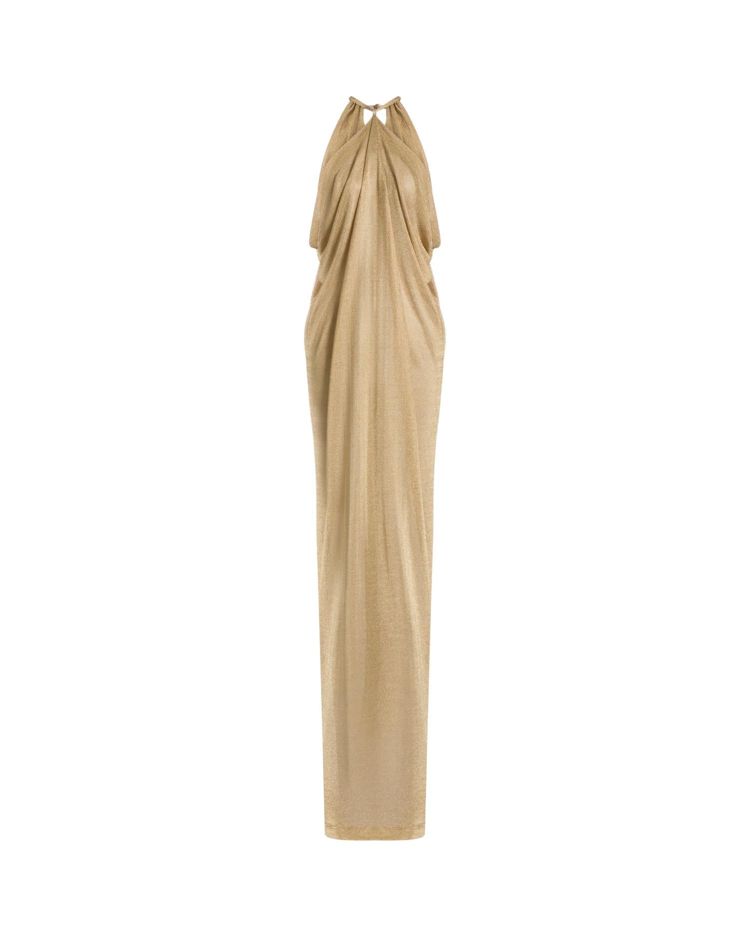 Abito lungo in lurex V0473125 0606 ALBERTA FERRETTI 