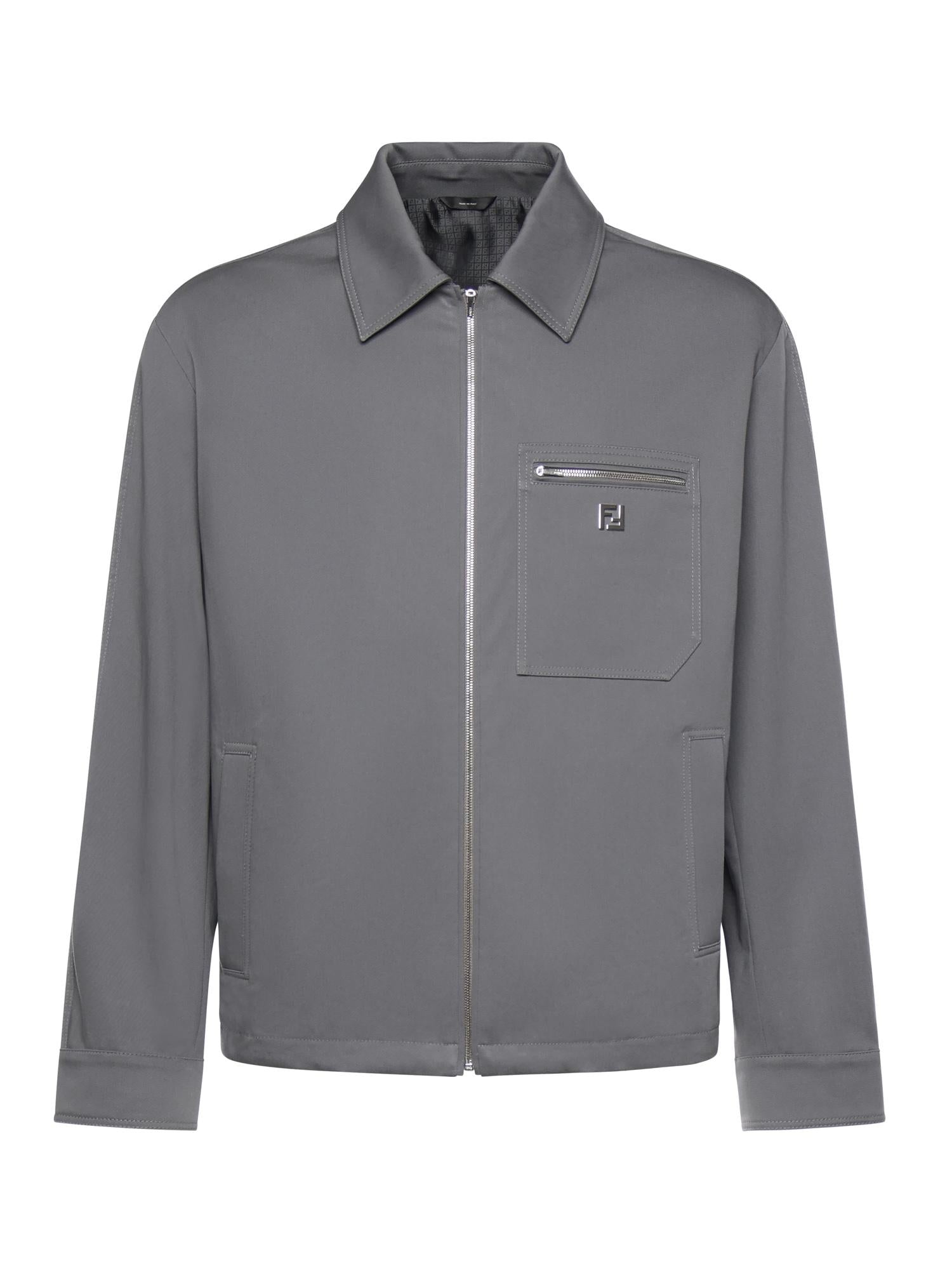 Blouson in gabardine stretch FW1393 AUVIF0DUC FENDI 