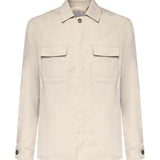 Overshirt in lyocell e lino M75GIAK08TES0M116 02 ELEVENTY 