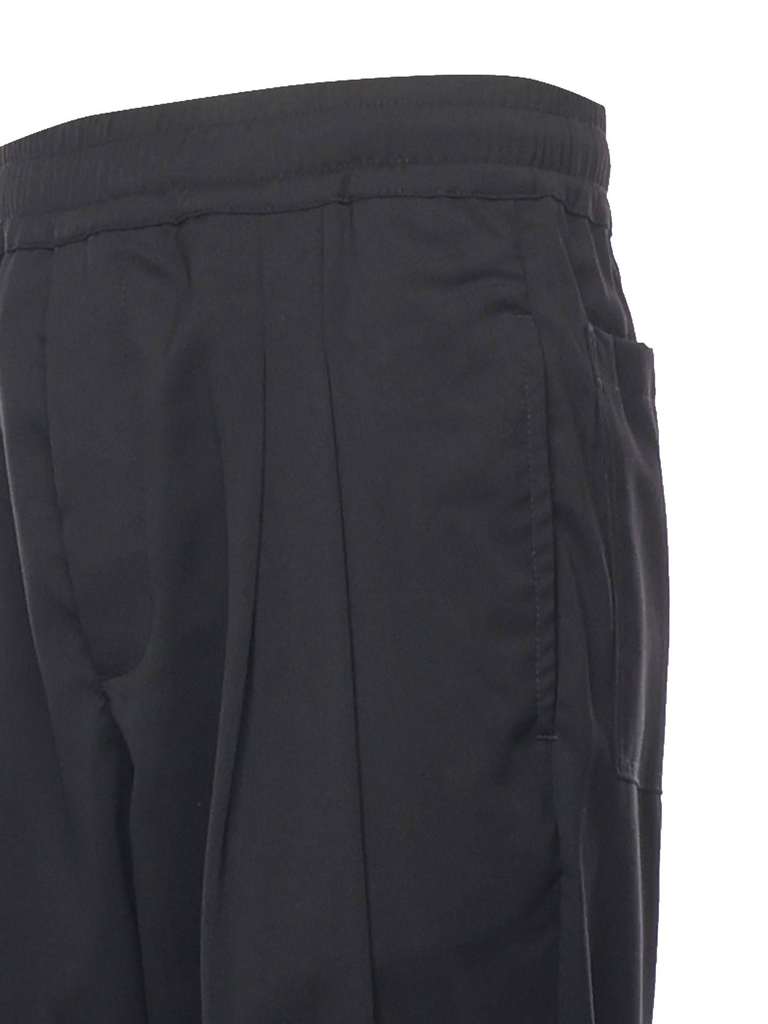 Pantaloni in fresco lana NIKLAS NERO GIULIANO GALIANO 